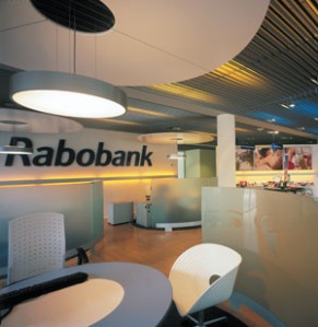 Rabobank interior in Amsterdam